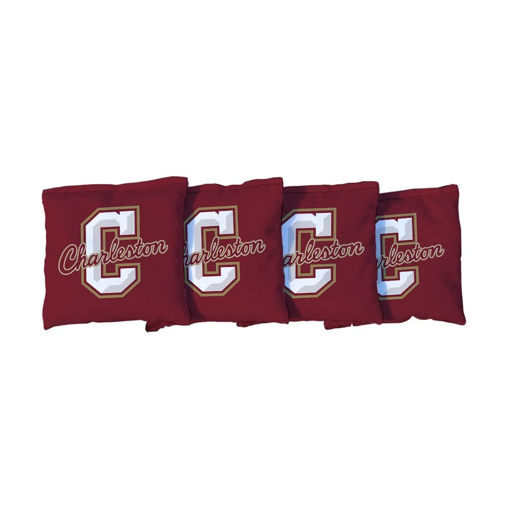 College Of Charleston Cougars Red Cornhole Bags