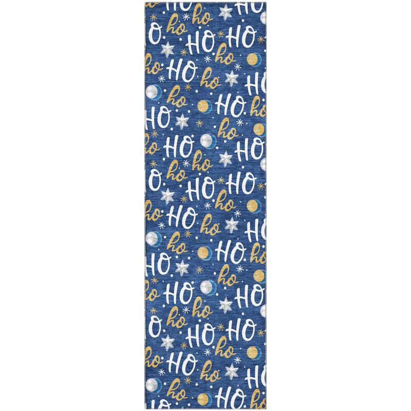 Premium Washable Super Soft Christmas Ho Ho Mayfield Rug