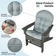 preview thumbnail 16 of 16, Gymax Set of 2 Patio Adirondack Chair Cushion High Back Fade Resistant