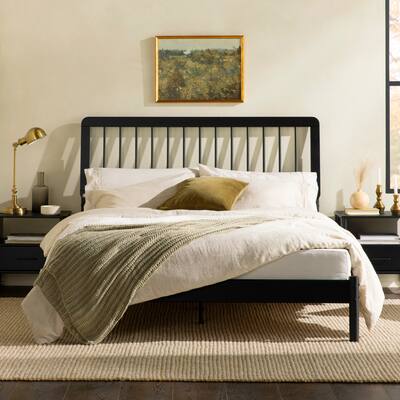 Middlebrook Designs Boho Solid Wood Queen Spindle Bed