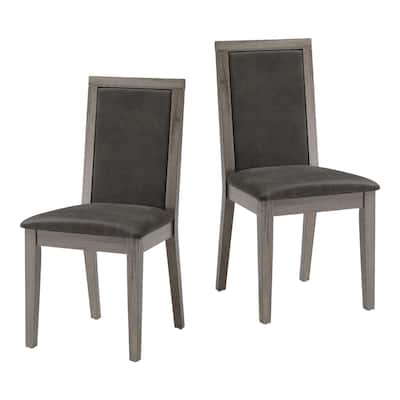 Set of 2 Dining Chairs,Wood Dining Room Chair,Side Chair with Cushion