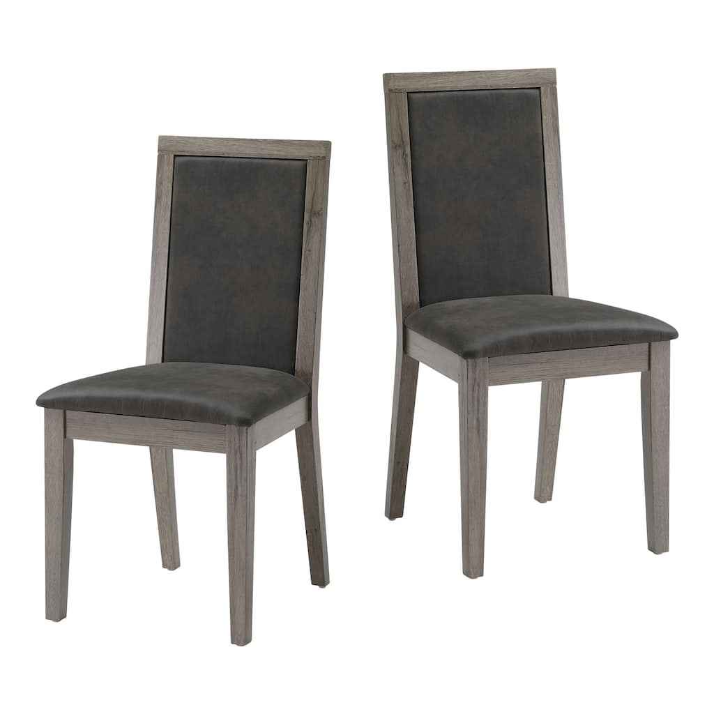 Set of 2 Wooden Dining Side Chairs