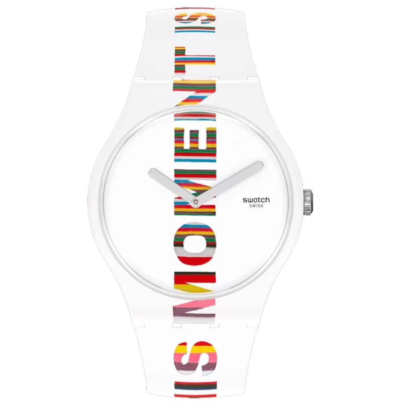 Swatch Men's Originals Swatch Art Peace Hotel Time's Magic White Dial Watch - SUOZ330 - 6 (36)