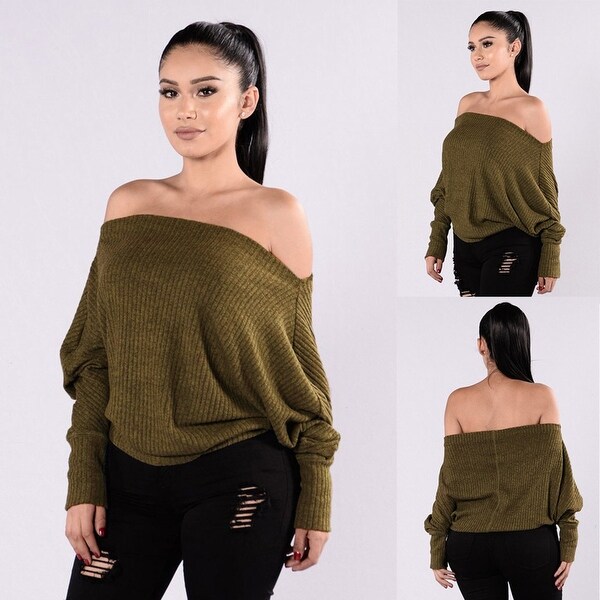 womens batwing jumper