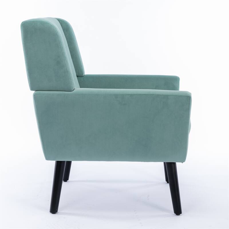 Modern Soft Velvet Material Ergonomics Accent Chair