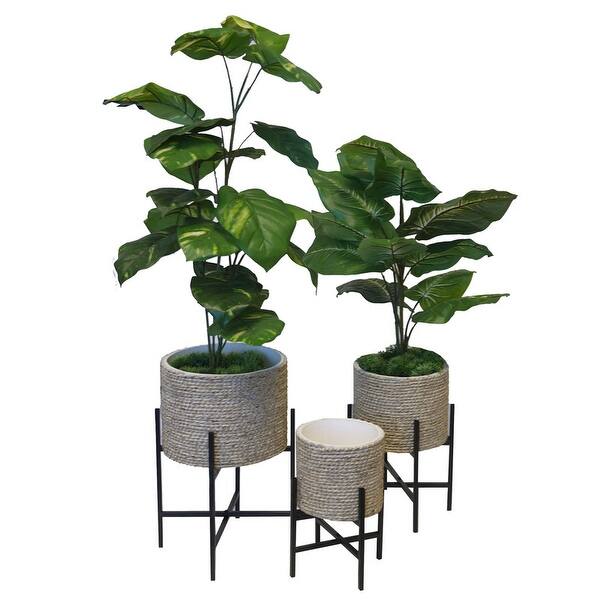 slide 2 of 3, Plant Stand Indoor Adjustable Metal Plant, Set of 3 - 8'6" x 13'