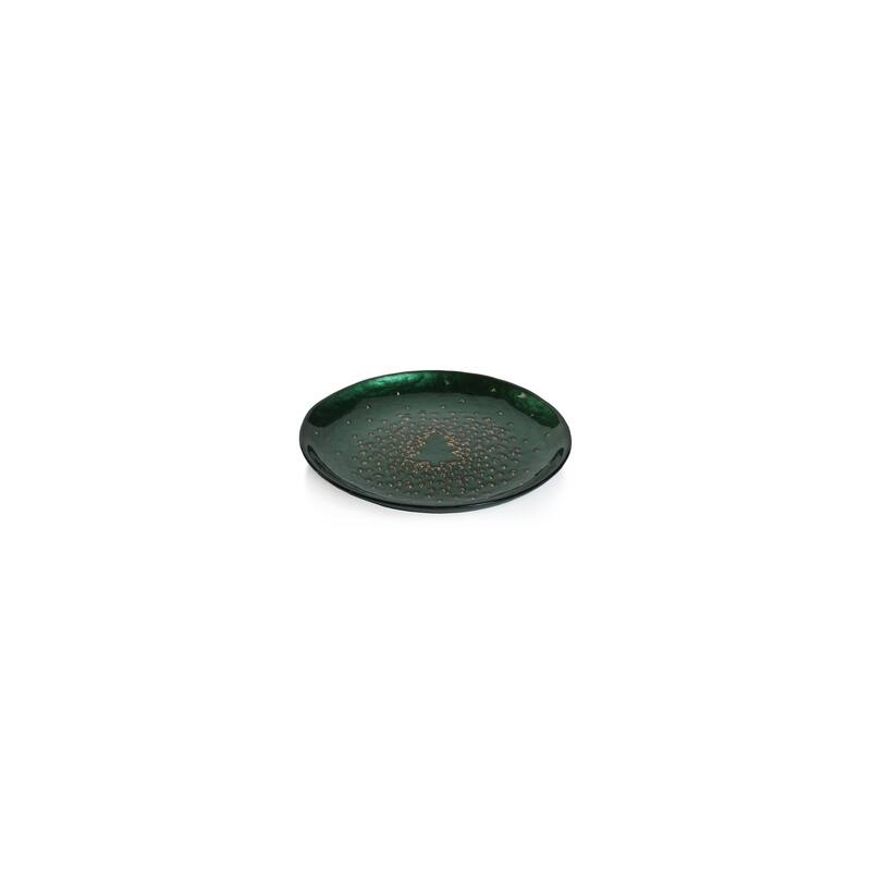 Seren 6.25" Twinkle Tree Glass Plates, Set of 6