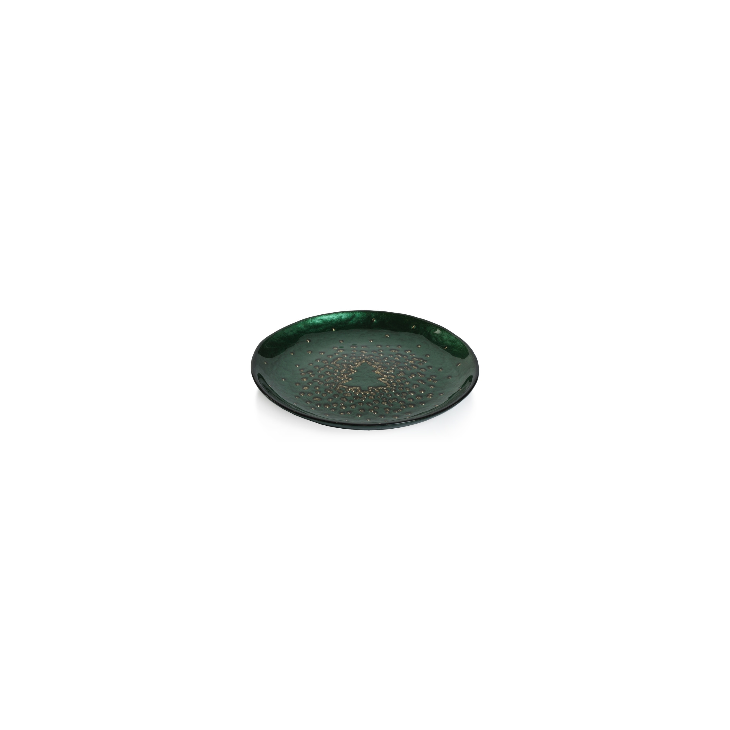 Seren 6.25" Twinkle Tree Glass Plates, Set of 6