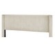 preview thumbnail 21 of 39, Queen Size Corduroy Platform Bed with Tufted Headboard and Metal Legs