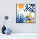 preview thumbnail 12 of 16, iCanvas "Moroccan Blues" by Modern Tropical Framed