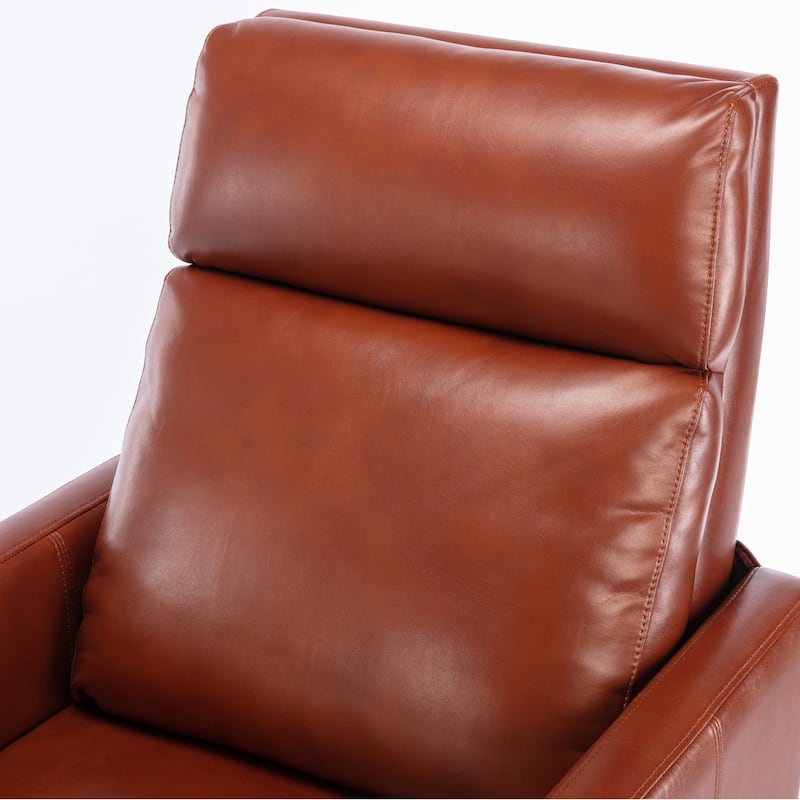 Brooklyn Faux Leather Push Back Recliner by Greyson Living