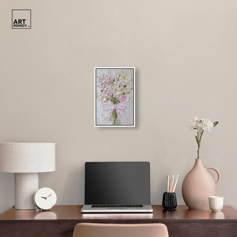 Layered Lily Canvas by Art Remedy