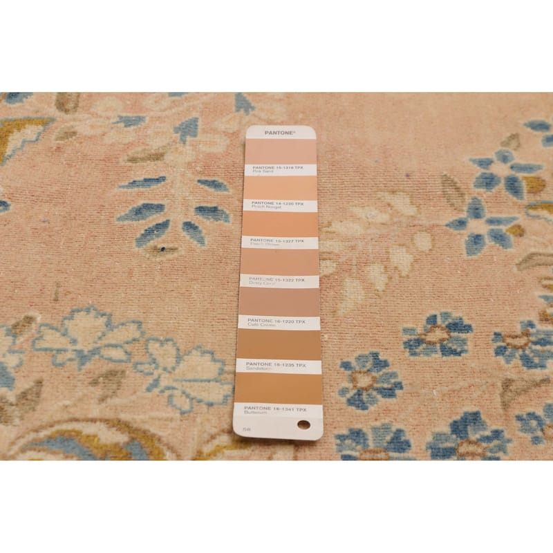 ECARPETGALLERY Hand-knotted Antalya Vintage Light Copper Wool Rug - 10'0 x 13'5