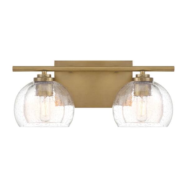 slide 2 of 7, Minka Lavery 2722 Glint 2 Light 16" Wide Bathroom Vanity Light with