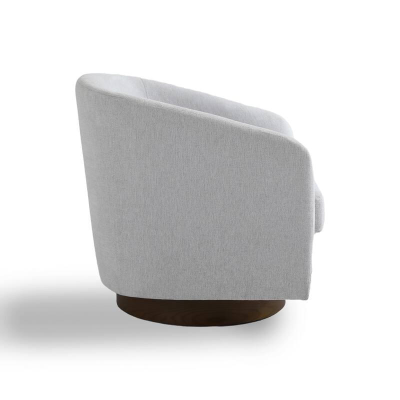Modern 360°Swivel Barrel Chair