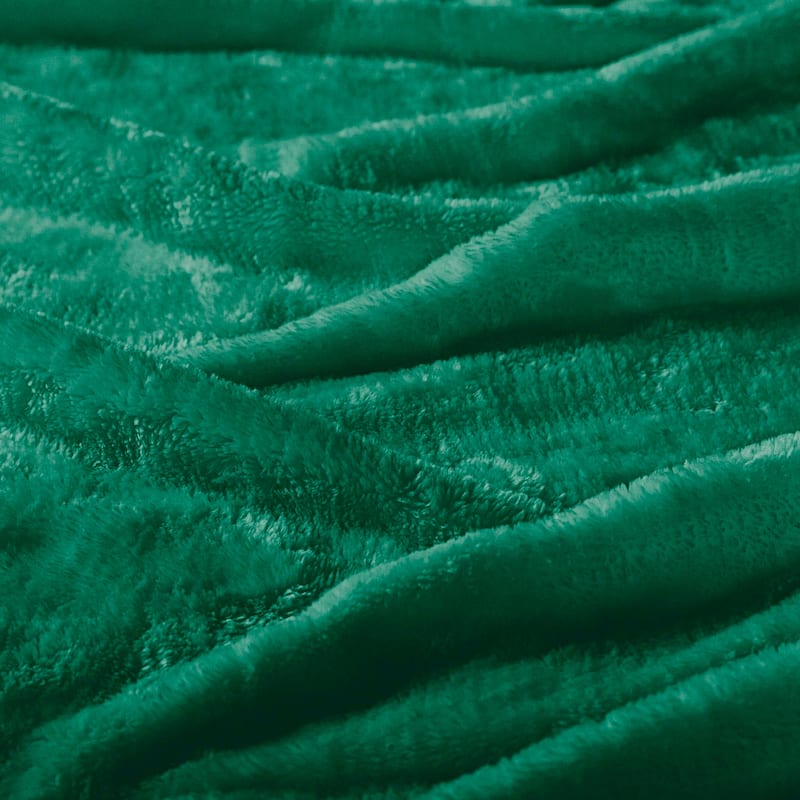 Superior Classic Solid Fleece Blanket Plush Medium Weight