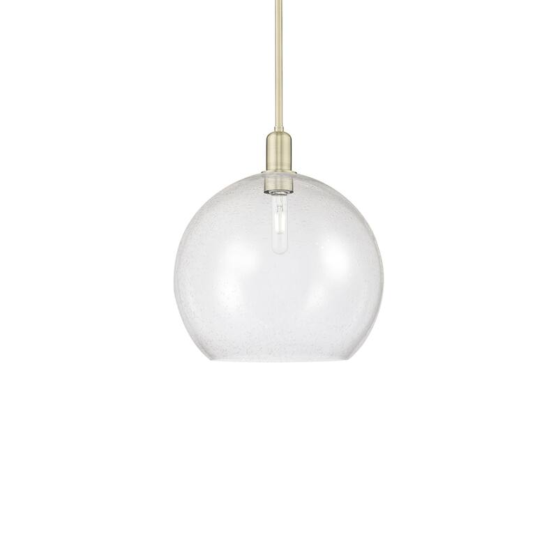 Innovations Lighting 716-1S-18-14 Athens Pendant Athens 14" Wide - Antique Brass / Seedy