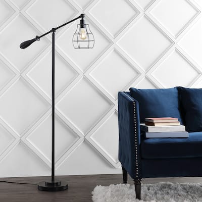 SAFAVIEH Lighting Brice 60" LED Floor Lamp - 30" x 10" x 59.5"