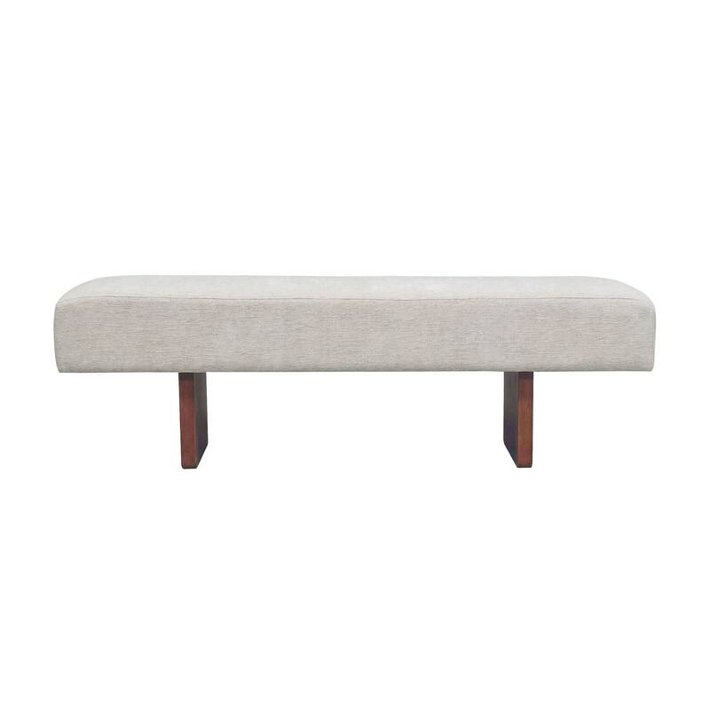 Pebble Walnut Bench
