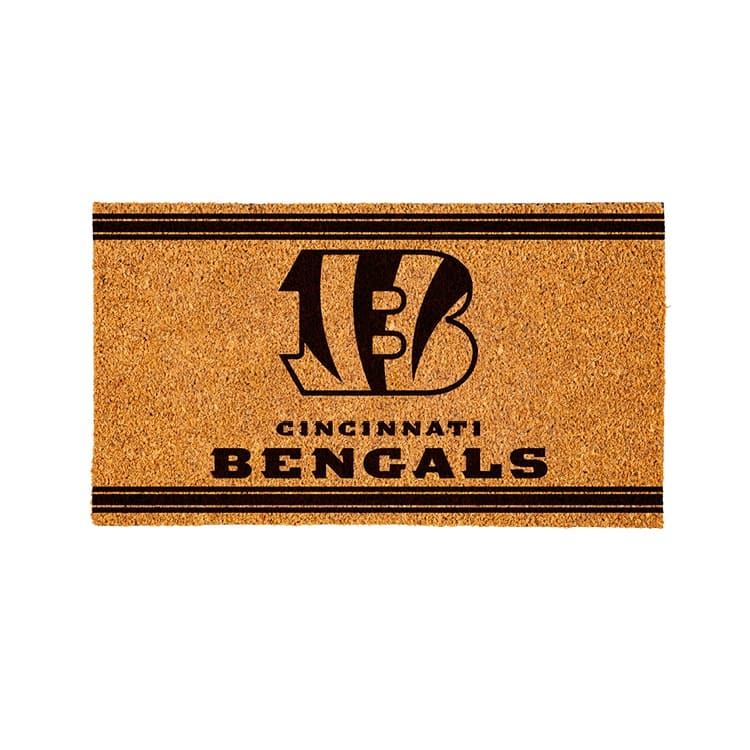 Cincinnati Bengals PVC Door Mat - Black