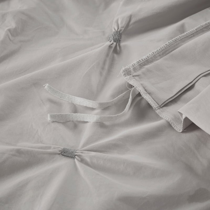 INK+IVY Masie 3 Piece Embroidered Cotton Duvet Cover Set