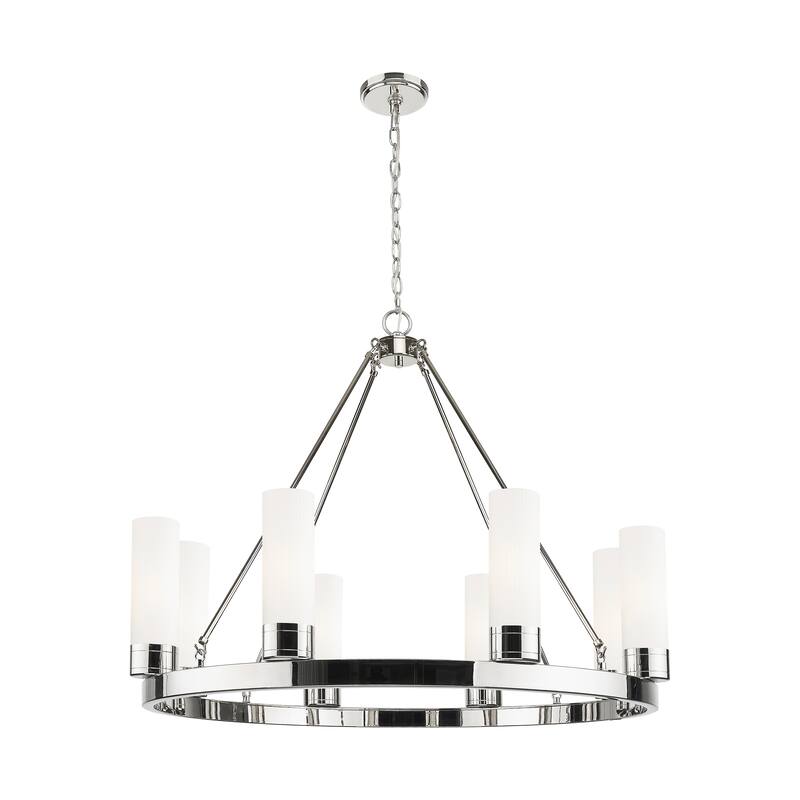 Innovations Lighting Downtown Urban - Boreas - 6 Light 36" Chandelier with 8" Shades