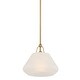 preview thumbnail 1 of 7, Minka Lavery 197 Orion 12" Wide Pendant with Etched Glass Shade