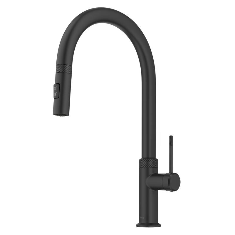 Kraus KPF-2654 Allyn 1.8 GPM Single Hole Pull Down Kitchen Faucet - Matte Black
