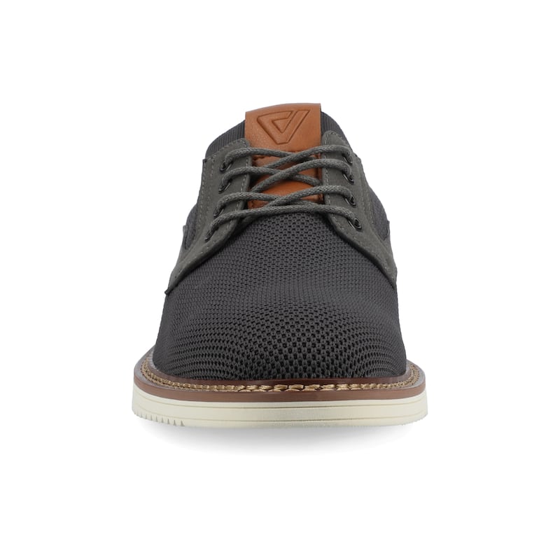Vance Mens Merrick Casual Knit Hybrid Dress Shoe - Grey - 11