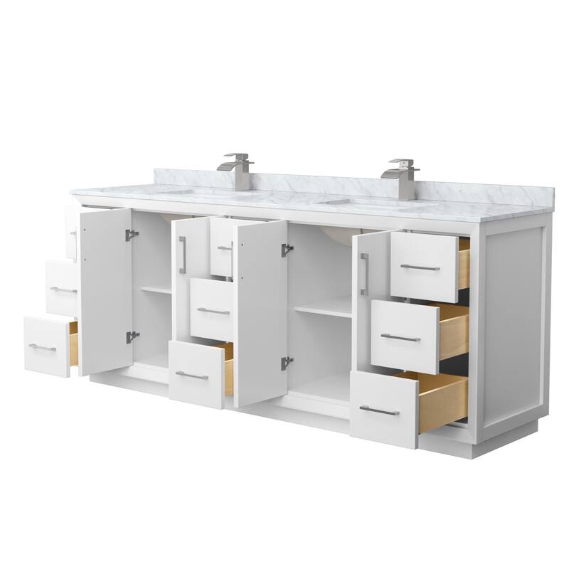 Wyndham Collection WCF414184D-NAT-UNSMXX Strada 84" Free Standing