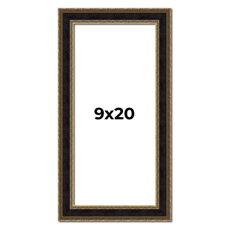 9x20 Frame Gold Antique Vintage Sold Wood Picture Frame | 1.75 Inch