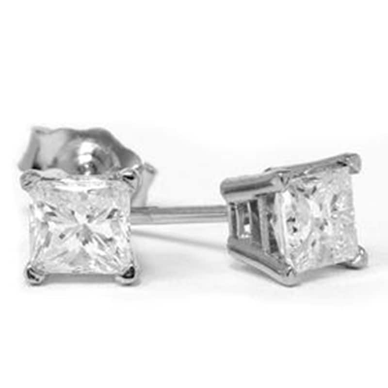 3/8ct Diamond Studs White Gold