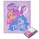 preview thumbnail 7 of 70, Hasbro My Little Pony Silk Touch Throw Blanket 50"x60" - Mane Thing