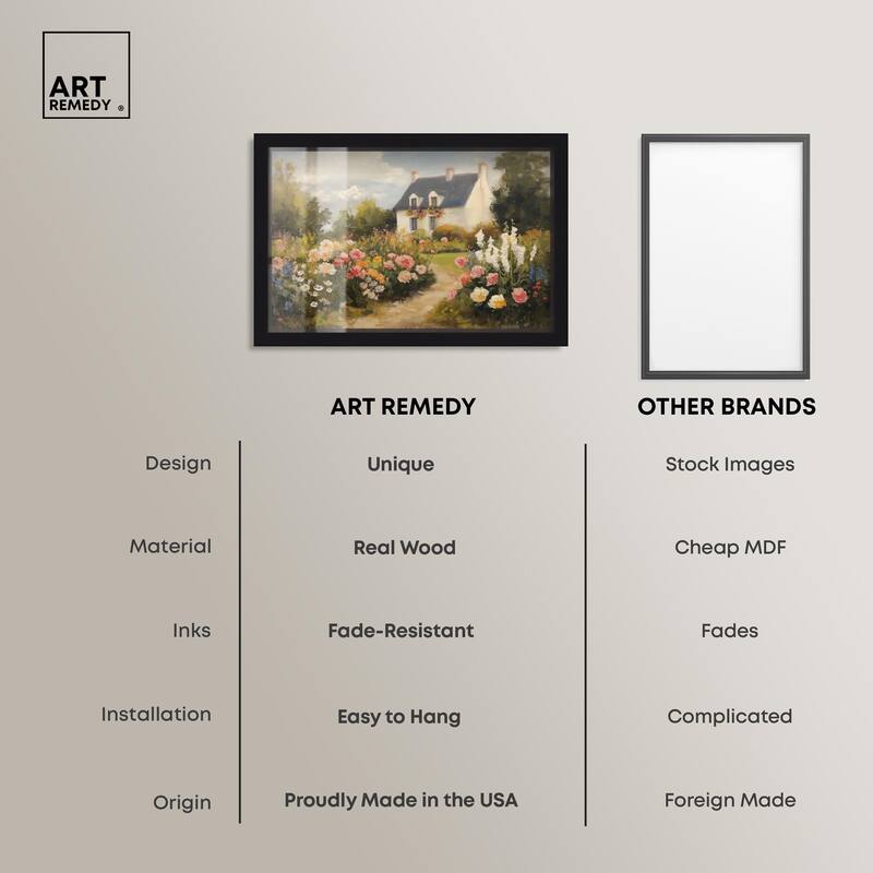 Floral Welcome Shadowbox by Art Remedy