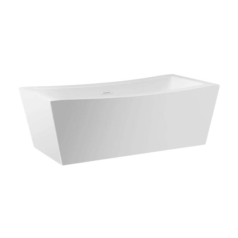 Miseno MNO7035SFSR 70" Free Standing Acrylic Soaking Tub with