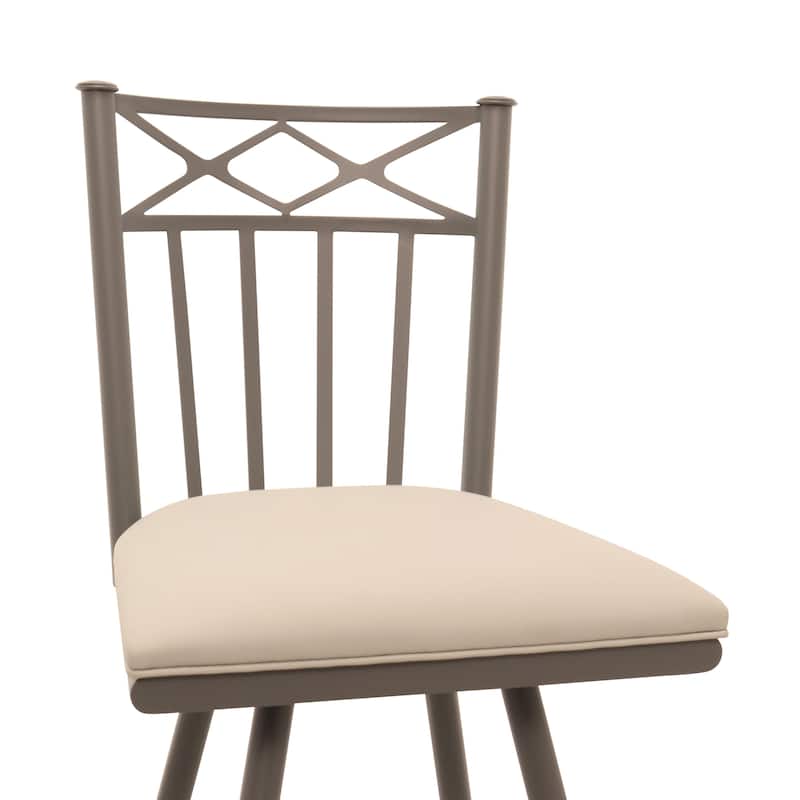 Tempo Furniture Lennix Swivel 26" Counterstool w/ Fully Welded Metal Frame (Commercial Grade) by Furnish Theory (Various Colors)