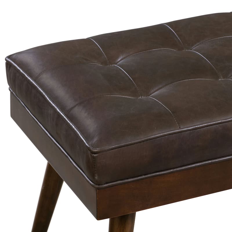 Poly & Bark Luca Bench - Full Grain Genuine Italian Leather