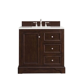 James Martin Vanities De Soto 36" Single Vanity, Burnished Mahogany