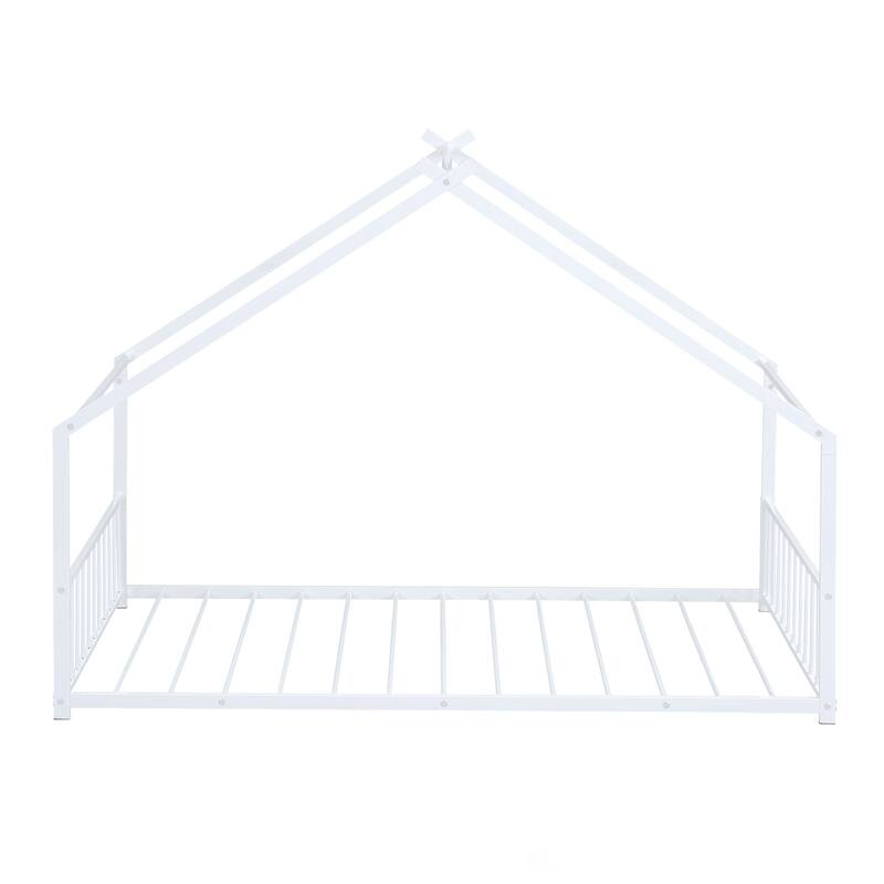 Twin Size Metal House Bed
