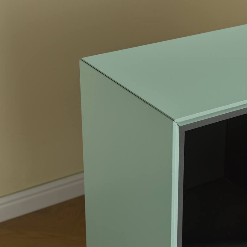 Ethan Contemporary Wood 6-Shelf Bookcase with Open Cubby Storage