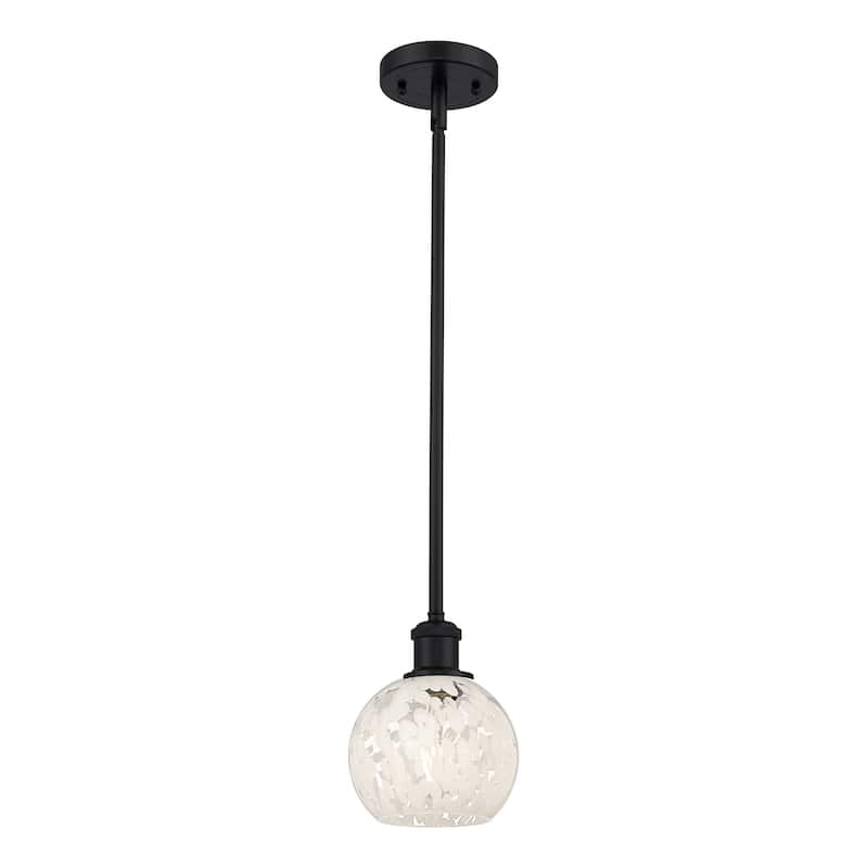 Innovations Lighting 516-1S-8-6 White Mouchette Pendant White