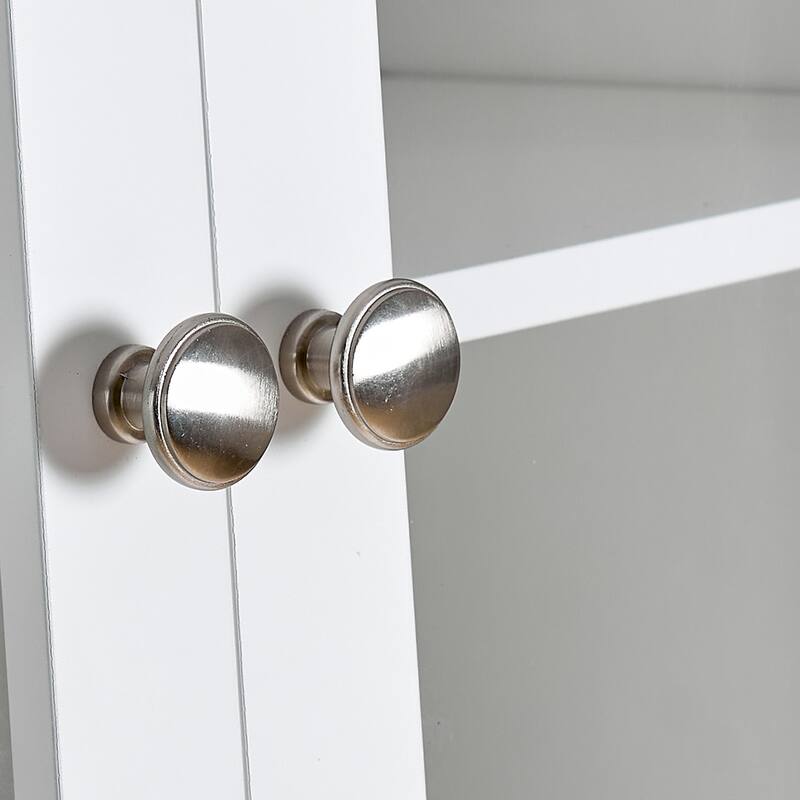 Kitchen Pantry Cabinet with Drawer, Doors & Shelves, Large Capacity Pantry Storage Cabinet, Freestanding Kitchen Cupboards