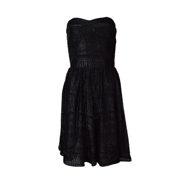 Guess Black Strapless Dress