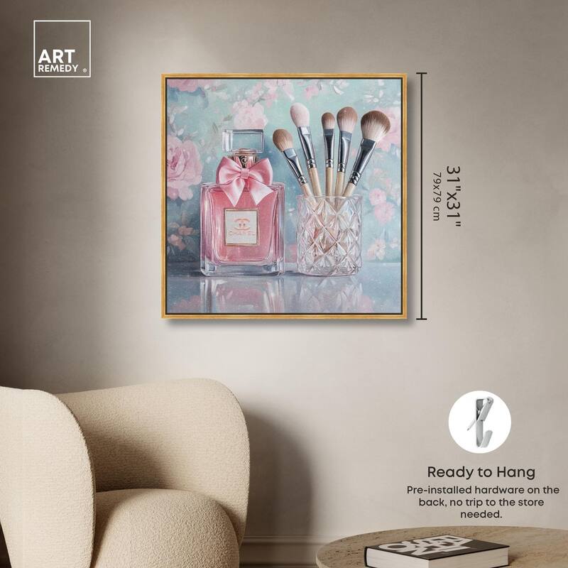 Love Dainty Perfume and Makeup Canvas by Art Remedy