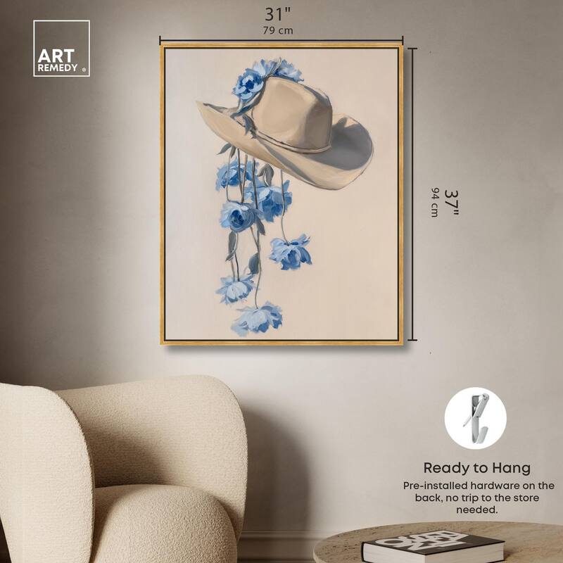 Brimming Blues II Canvas by Art Remedy