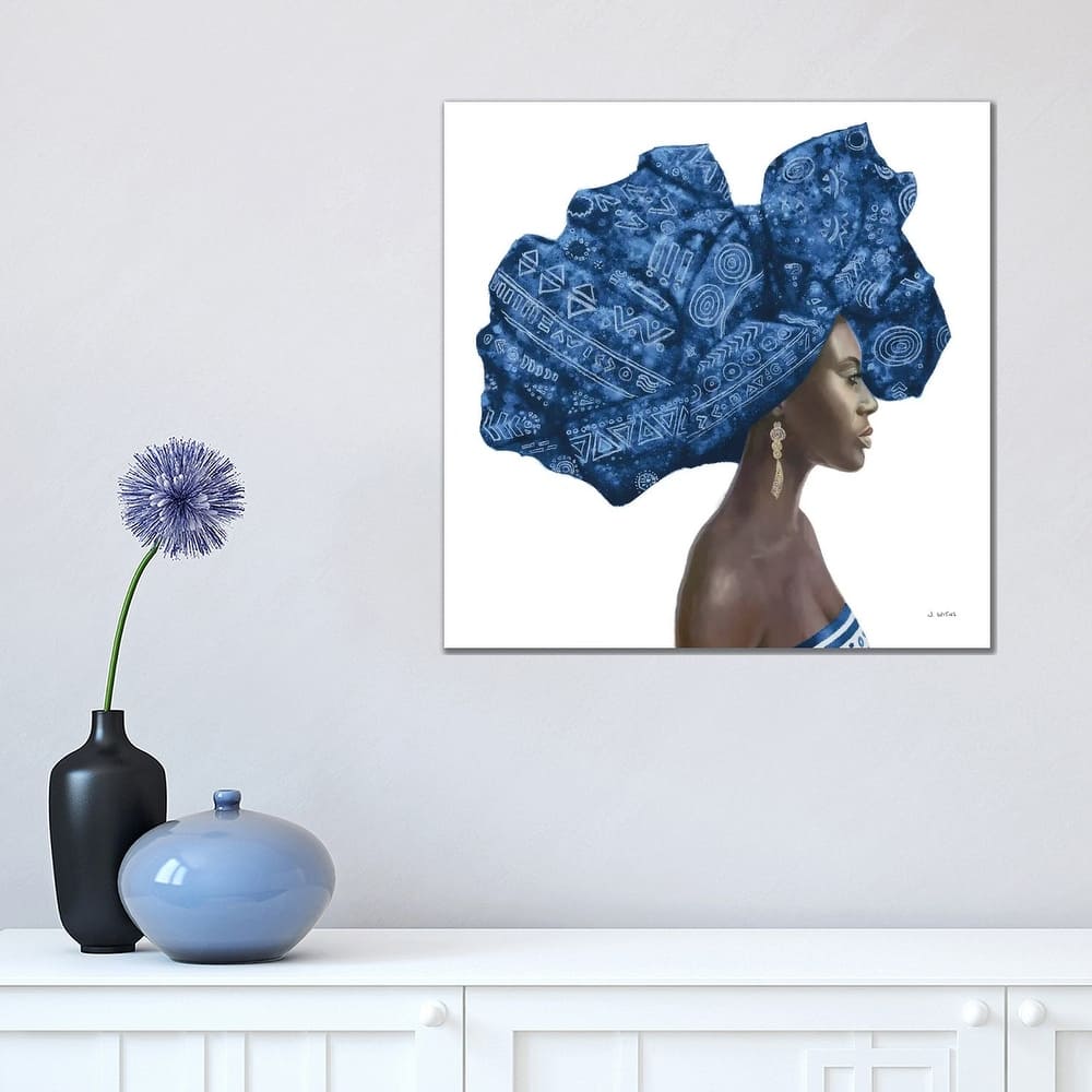 iCanvas "Pure Style II Blue" by James Wiens Canvas Print