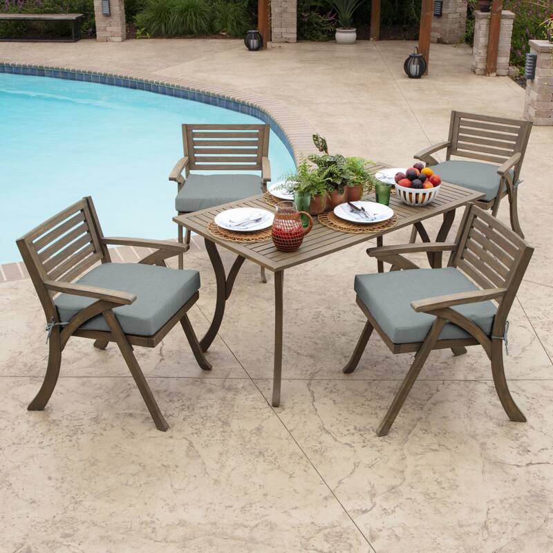 ARDEN Leala Texture Outdoor 21 x 21 in. Seat Cushion