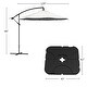 preview thumbnail 22 of 30, Pure Garden 10-Foot Offset Patio Umbrella with Square Base