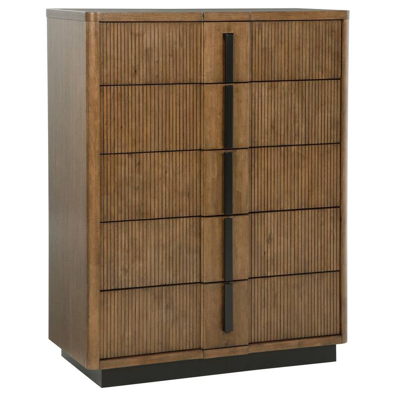 Moraga Ash Brown 5-drawer Chest of Drawers
