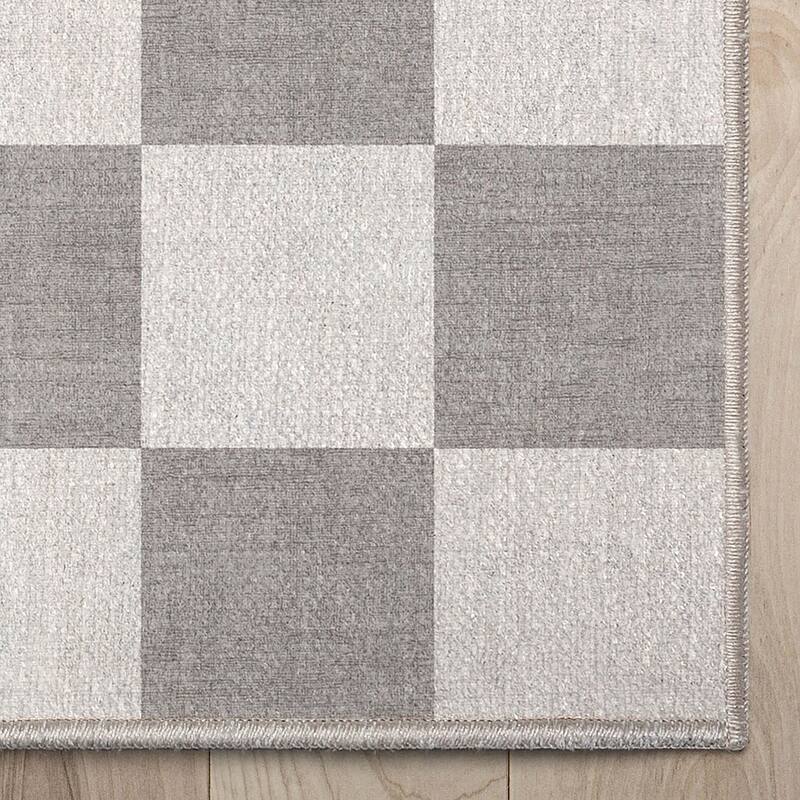 Well Woven Apollo Square Modern Geometric Flat-Weave Area Rug